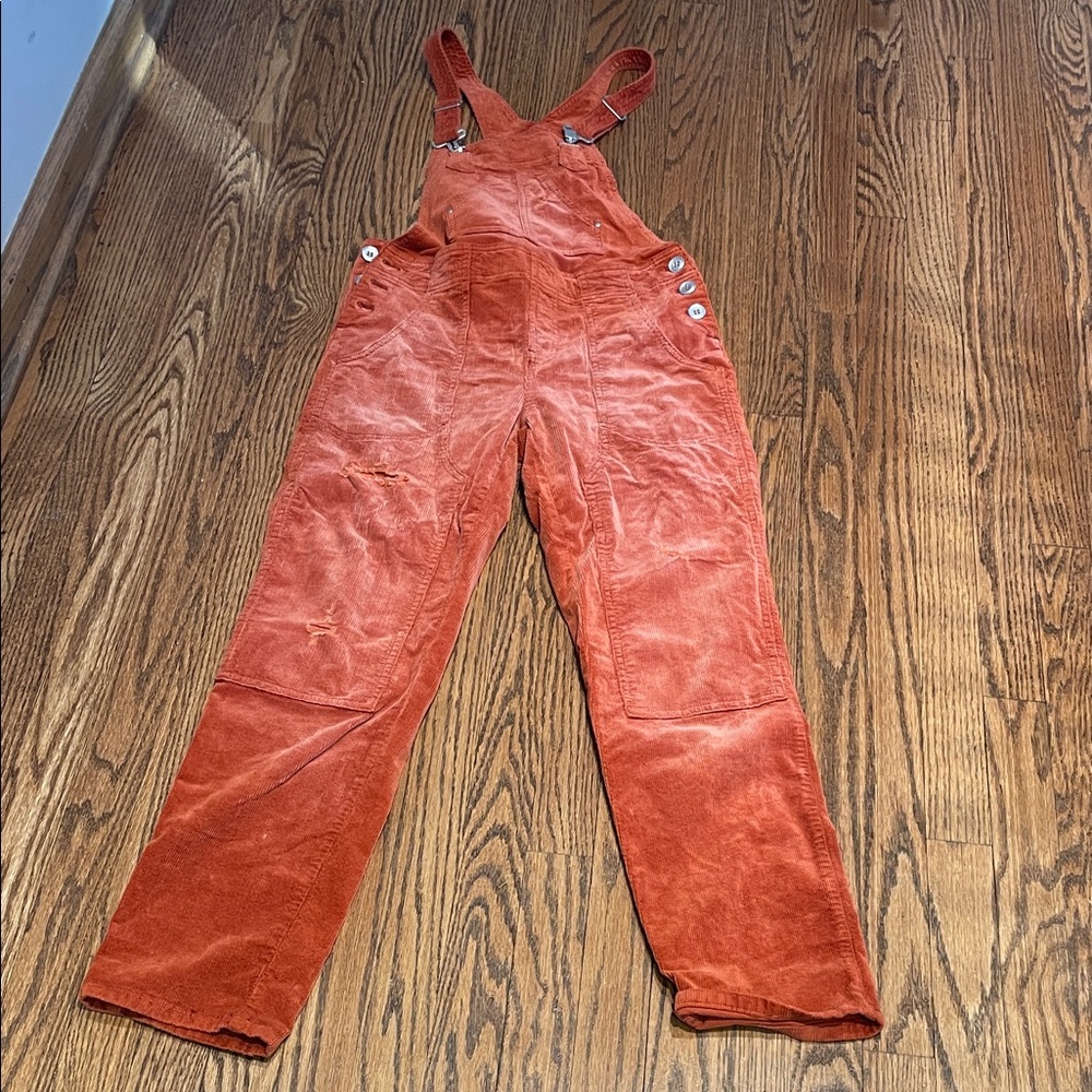 Pilcro Women's Terracotta Overalls
